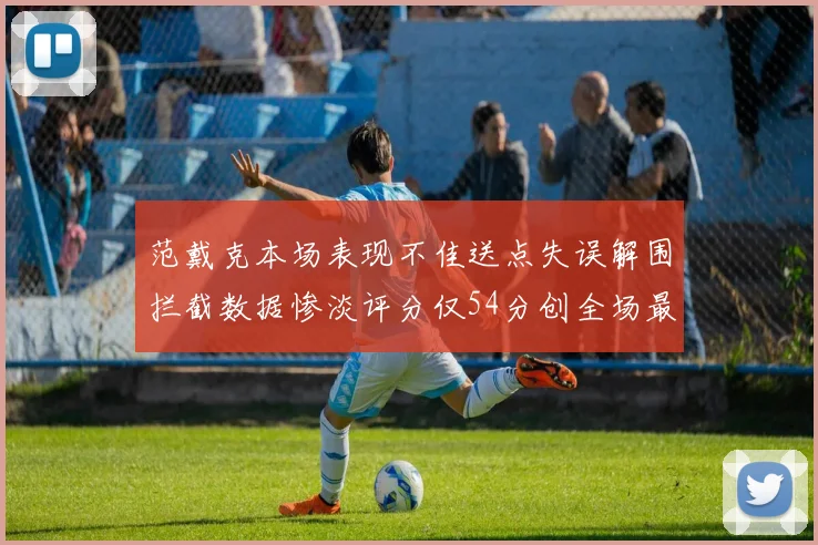 范戴克本场表现不佳送点失误解围拦截数据惨淡评分仅54分创全场最低纪录